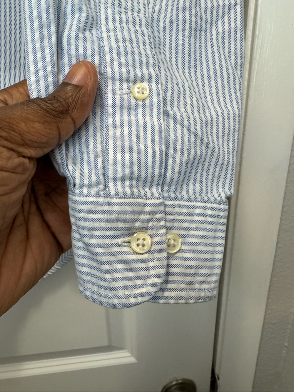 Polo Ralph Lauren Classic Fit Cotton Oxford Long Sleeve Button Down - Picture 6 of 8
